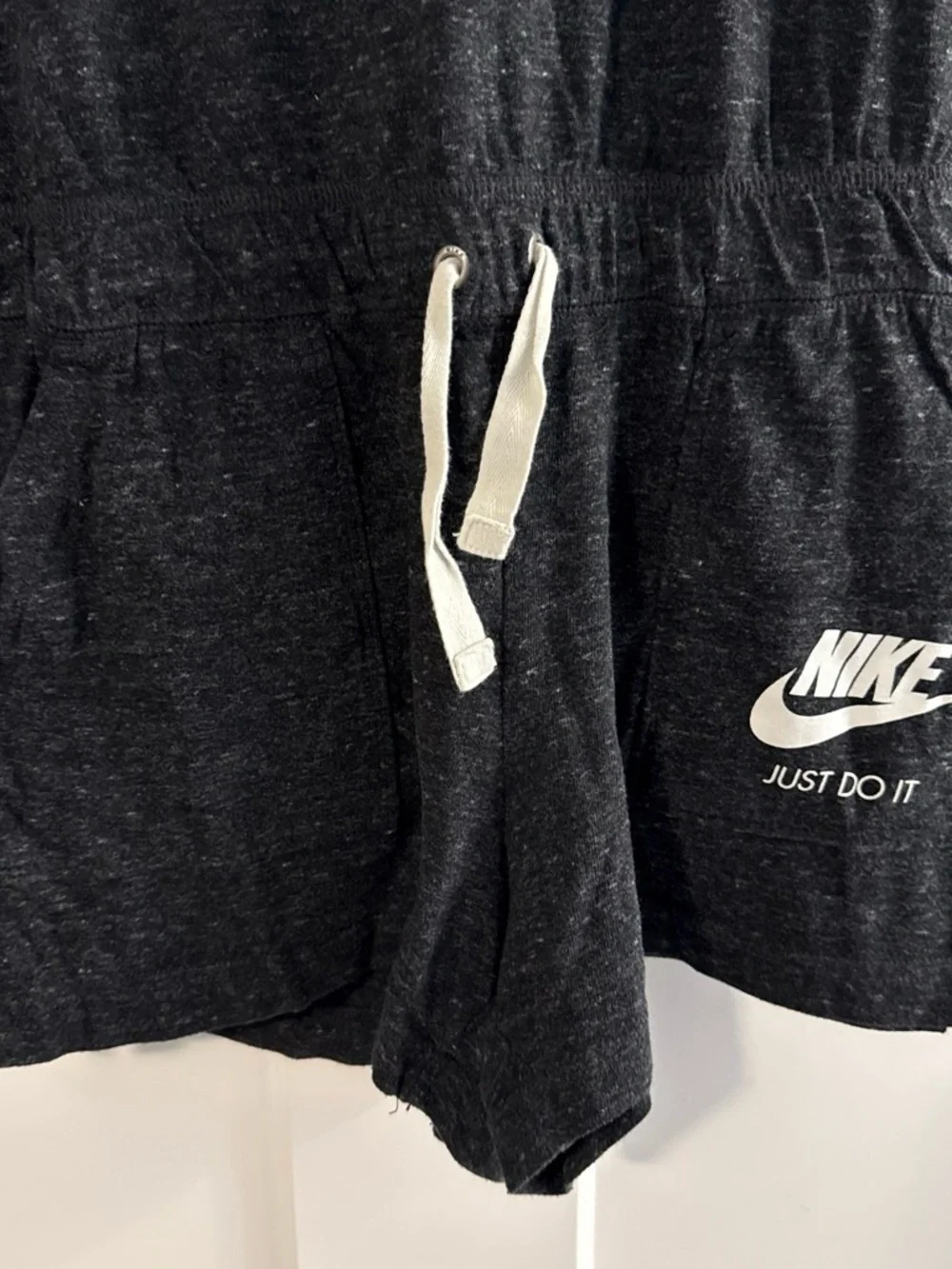 Nike Black Racerback women’s Romper with Drawstring